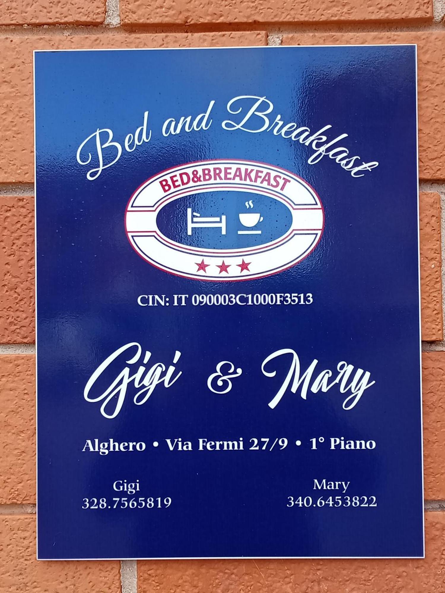Gigi&Mary Bed & Breakfast Alghero Exterior photo